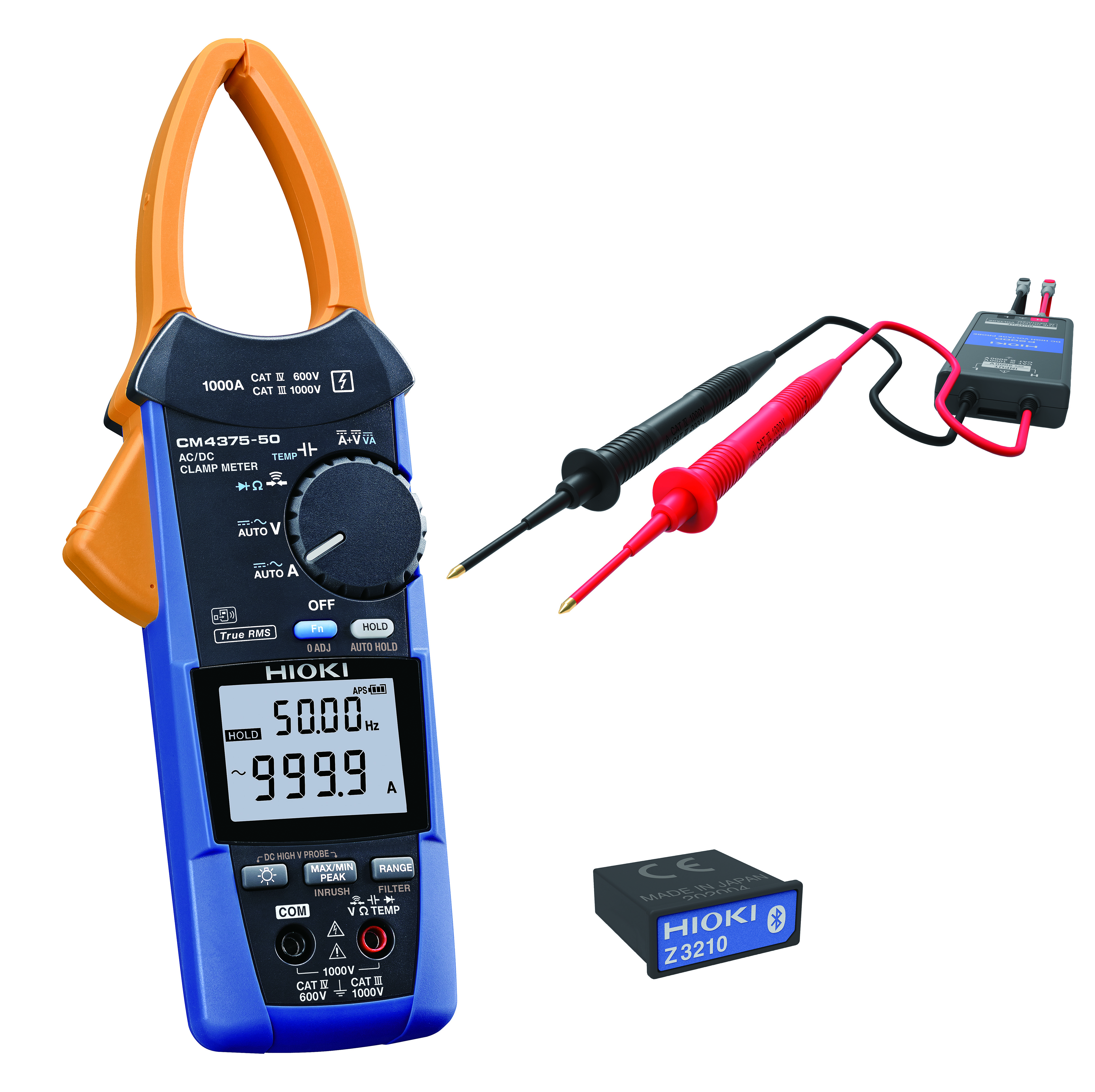 CM4375-92 PINZA MEDIDORA AC/DC (1000A) CON ADAPTADOR INALÁMBRICO