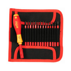 28390 SET ATORNILLADOR PUNTAS INTERCAMBIABLES 15 PCS AISLADO VDE
