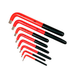 13690 SET DE 8 LLAVES ALLEN AISLADAS A 1000V EN L. 1/8" A 1/2"